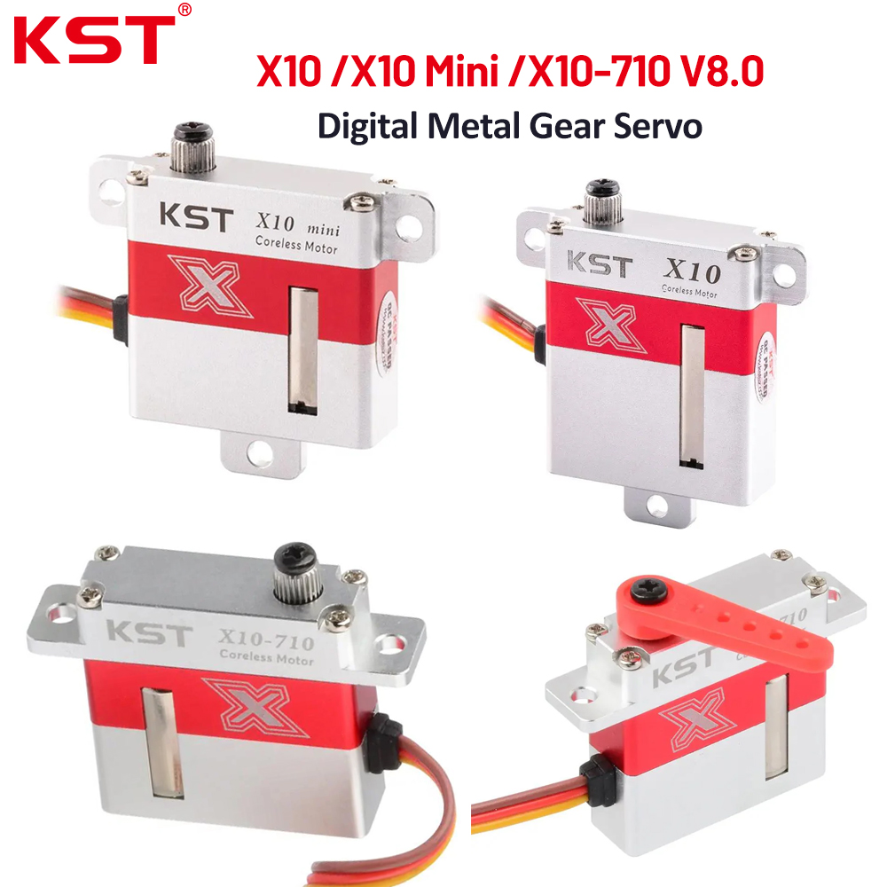 Drone Rc Aircraft - KST X10/X10 Mini/ X10-710 V8.0 デジタルメタルギアサーボ