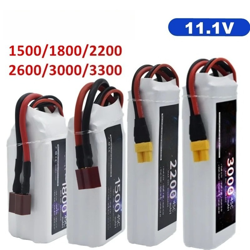 Drone Rc Race - リポバッテリー 3S 1500mAh 1800mAh 2200mAh 2600mAh