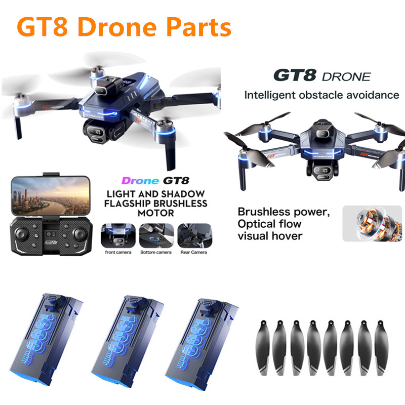 Drone Gt8 Rc - GT8 RC ドローン 3.7V 1300Mah バッテリー/プロペラ