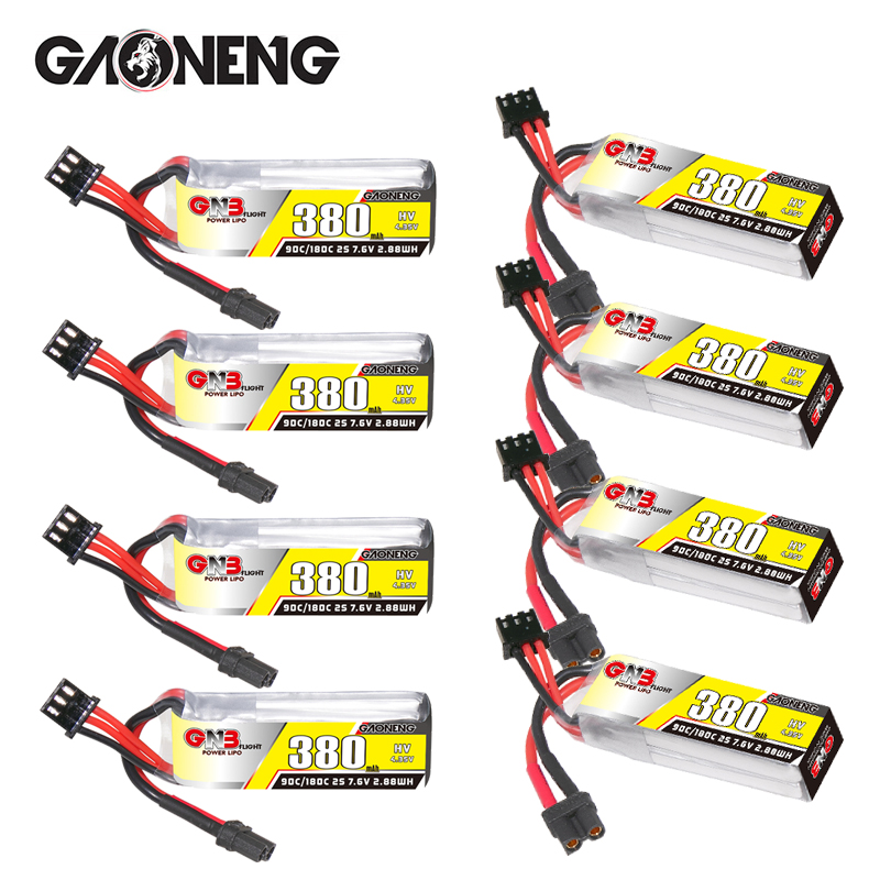 Drone Rc Race - GNB 2S 7.6V 380mAh 90C/180C リポバッテリー