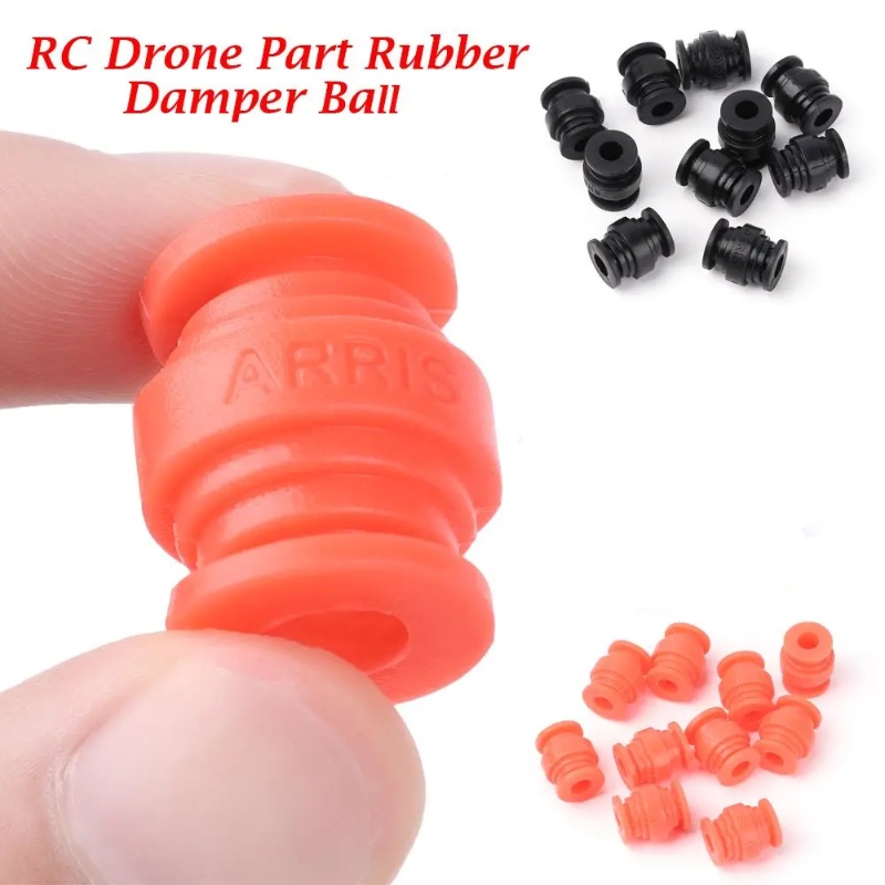 Drone Rc Flight Controller - 防振ラバーダンパー,f4 f7フライトコントローラーfpvクワッドコプターrcパーツ用シリコンマウント衝撃ボール,ロットあたり4個