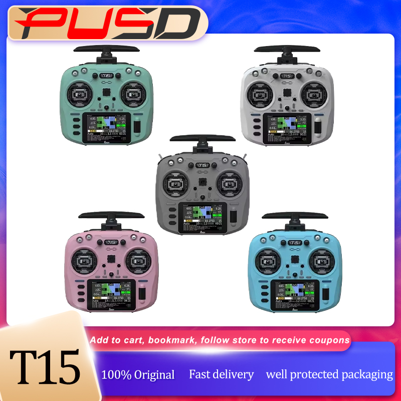 Rc Transmitter Drone - Jumper T15 ホールセンサー搭載 カラースクリーンFPV無線機 EDGETX/ELRS対応 RC送信機