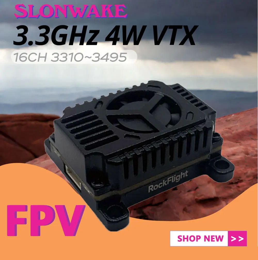 SLONWAKE FPV 3.3G 16CH 4000mW  - Drone Rc Receiver And Transmitter のレビューと価格