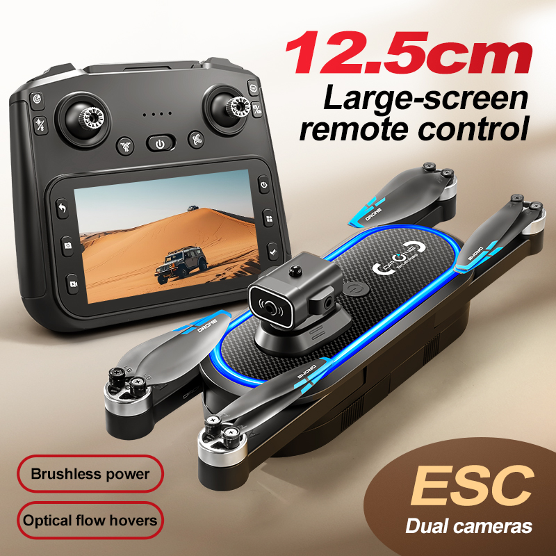 2025 S186 ドローン プロ仕様 4K HD デュアル - Drone Rc With Screen のレビューと価格