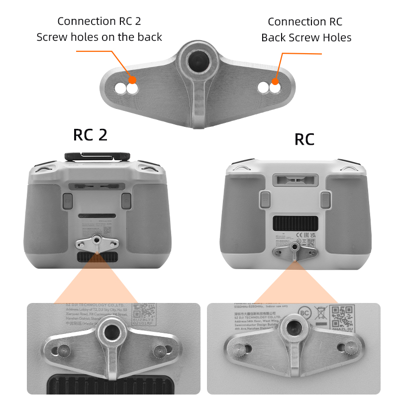 Dji mini用携帯電話ホルダークリップ,リモートコントロ - Drone Dji Rc Mini のレビューと価格