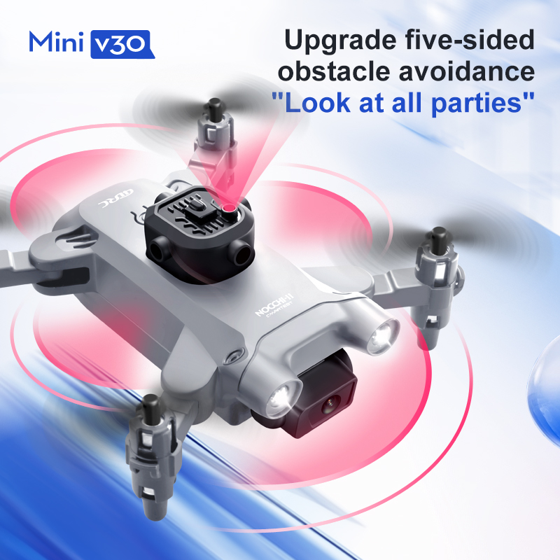 ミニ V30 WiFi FPV ドローン 4K HD デュア - Drone Pro Rc Ufo のレビューと価格