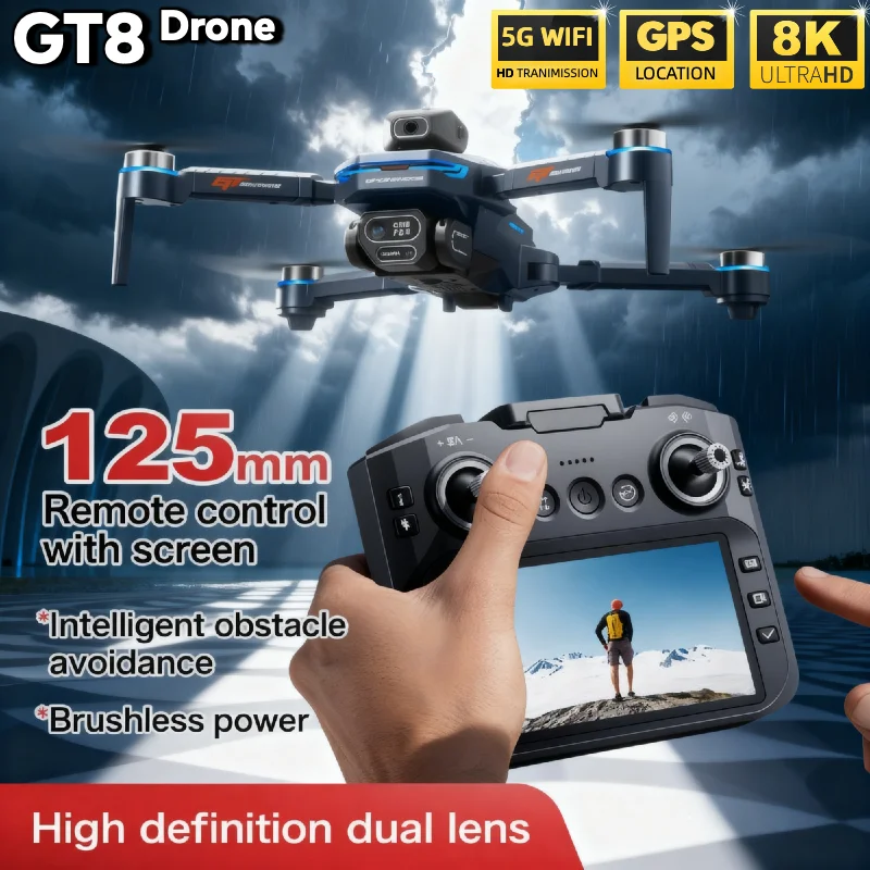 LSRC GT8 ドローン 4K プロフェッショナル デュア - Drone Gps Rc Tt36 のレビューと価格