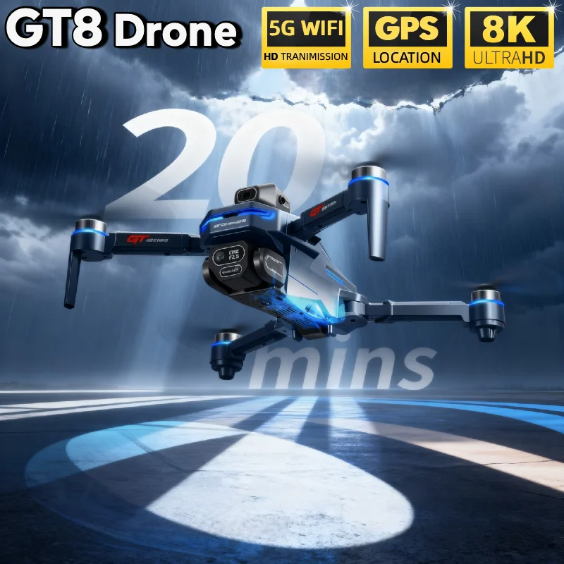 LSRC GT8 ドローン 4K プロフェッショナル デュア - Drone Gps Rc Tt36 のレビューと価格