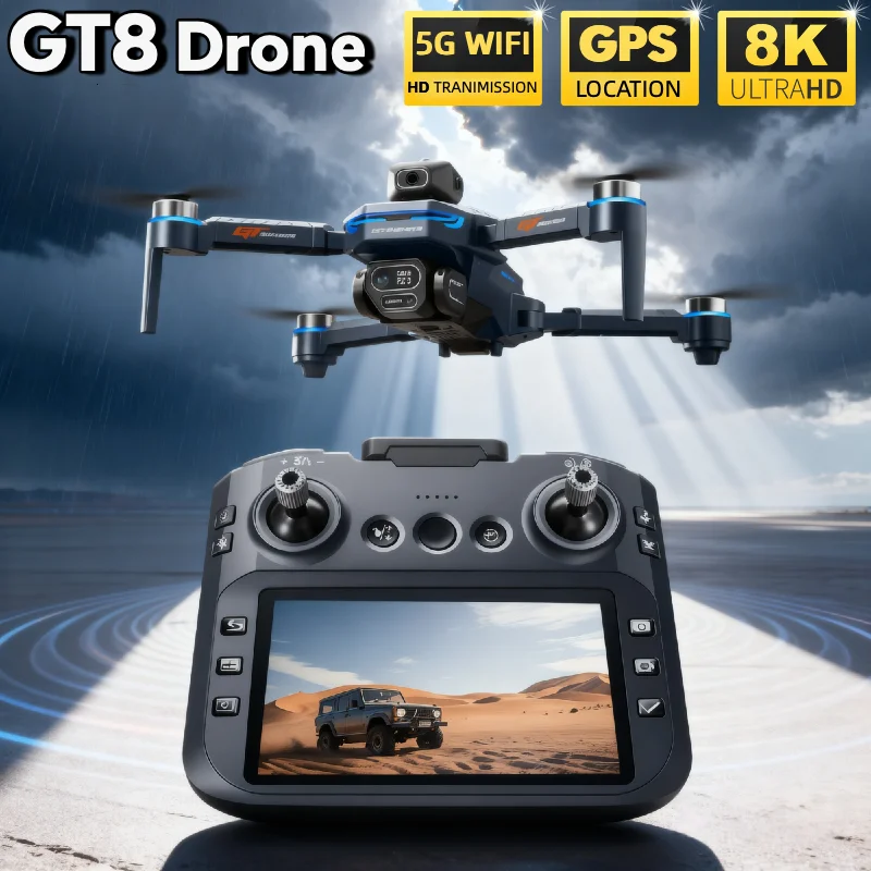 LSRC GT8 ドローン 4K プロフェッショナル デュア - Drone Gps Rc Tt36 のレビューと価格