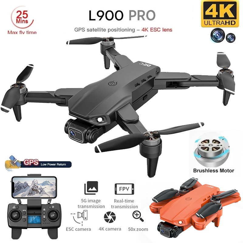 折りたたみ式ブラシレスドローンl900プロ,GPS, 4k, - Drone Gps Rc Tt36 のレビューと価格