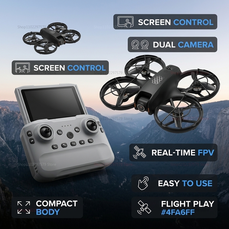 2026年新型M5飛行機 空撮HDリモコン式子供用航空機 デ - Drone Pro Rc Ufo のレビューと価格