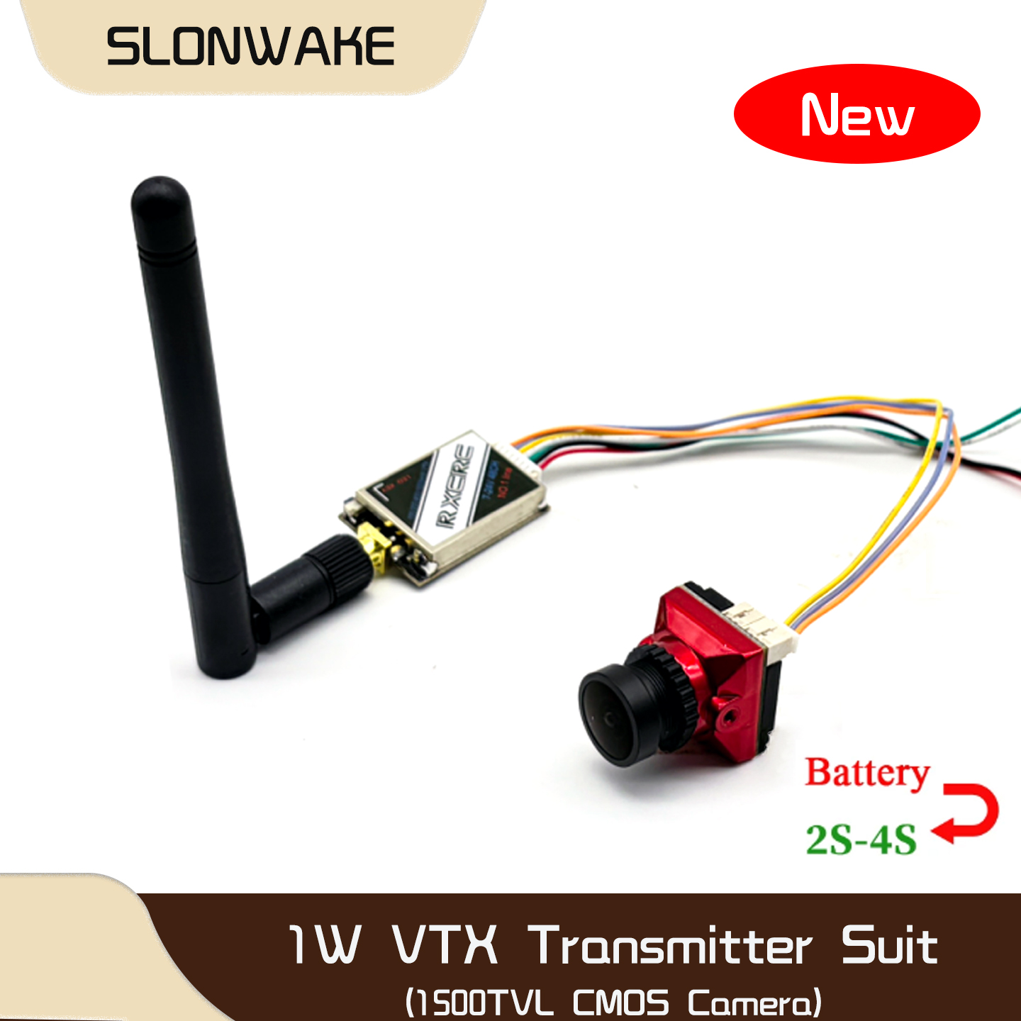 SLONWAKE 5.8G 48CH 1W VTX 100/ - Drone Rc Receiver And Transmitter のレビューと価格