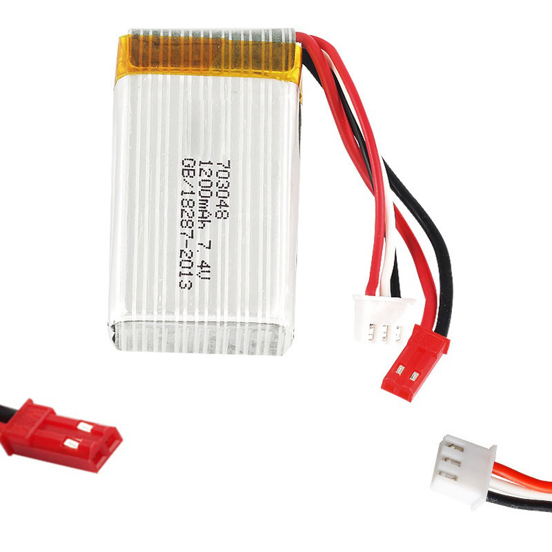 リポバッテリー 2S 7.4V 1200mAh 703048 - Drone Mjx Rc のレビューと価格