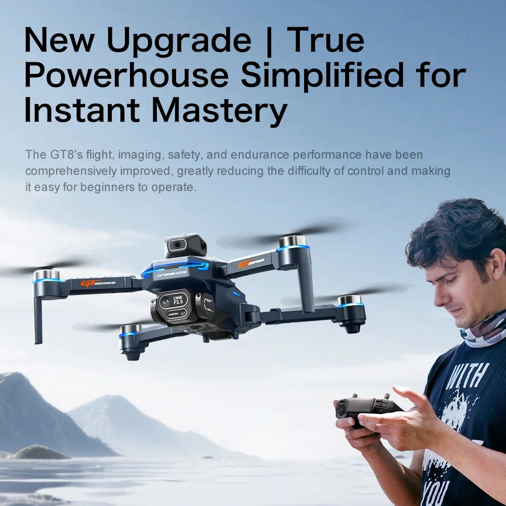 GT8ドローン 4K HDカメラ 障害物回避 空撮 ブラシレ - Drone Gt8 Rc のレビューと価格
