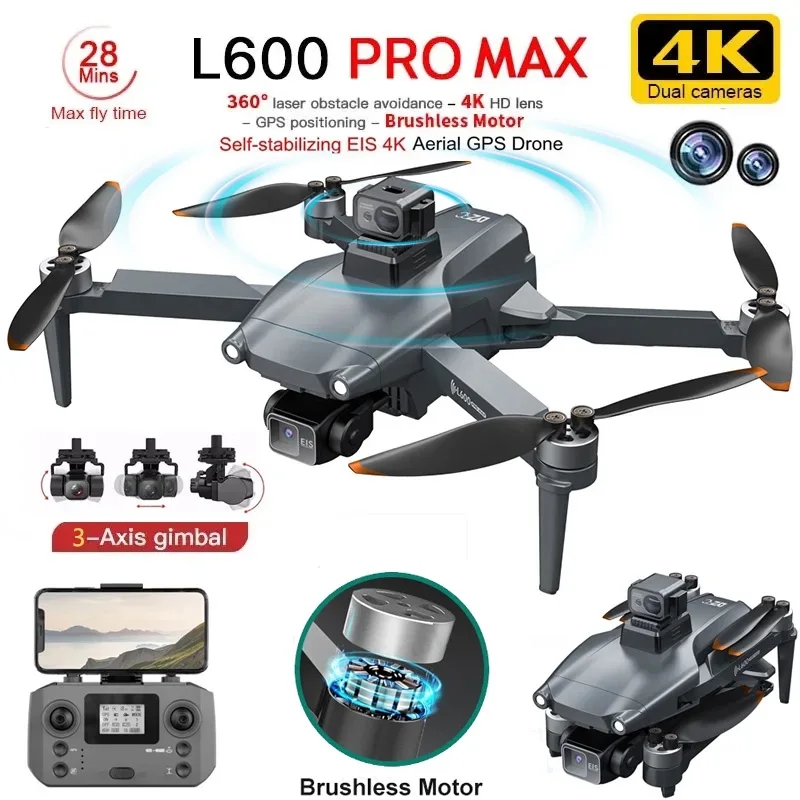 L600 プロマックス GPS ドローンプロフェッショナル  - Drone Gps Rc Tt36 のレビューと価格