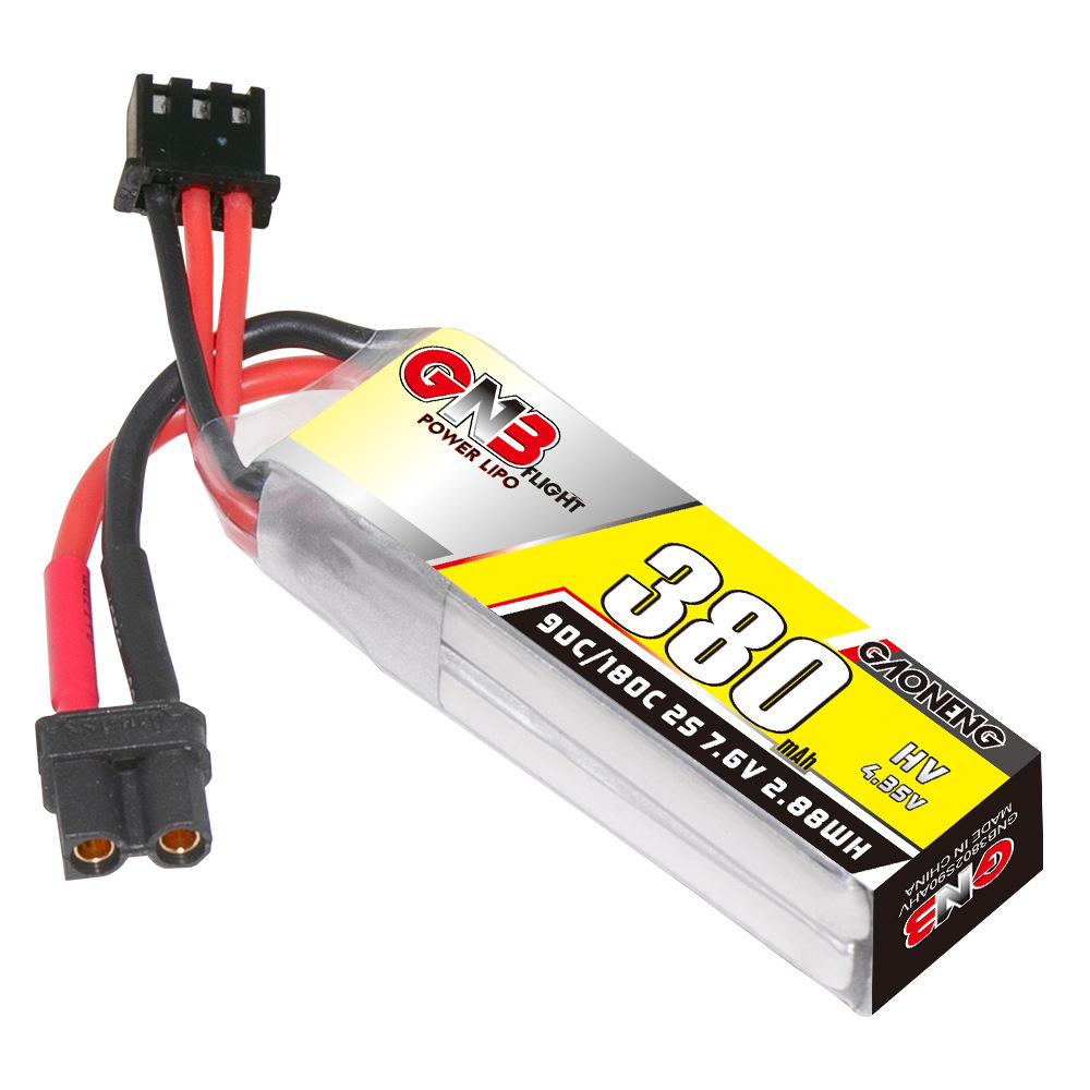 GNB 2S 7.6V 380mAh 90C/180C リポ - Drone Rc Race のレビューと価格