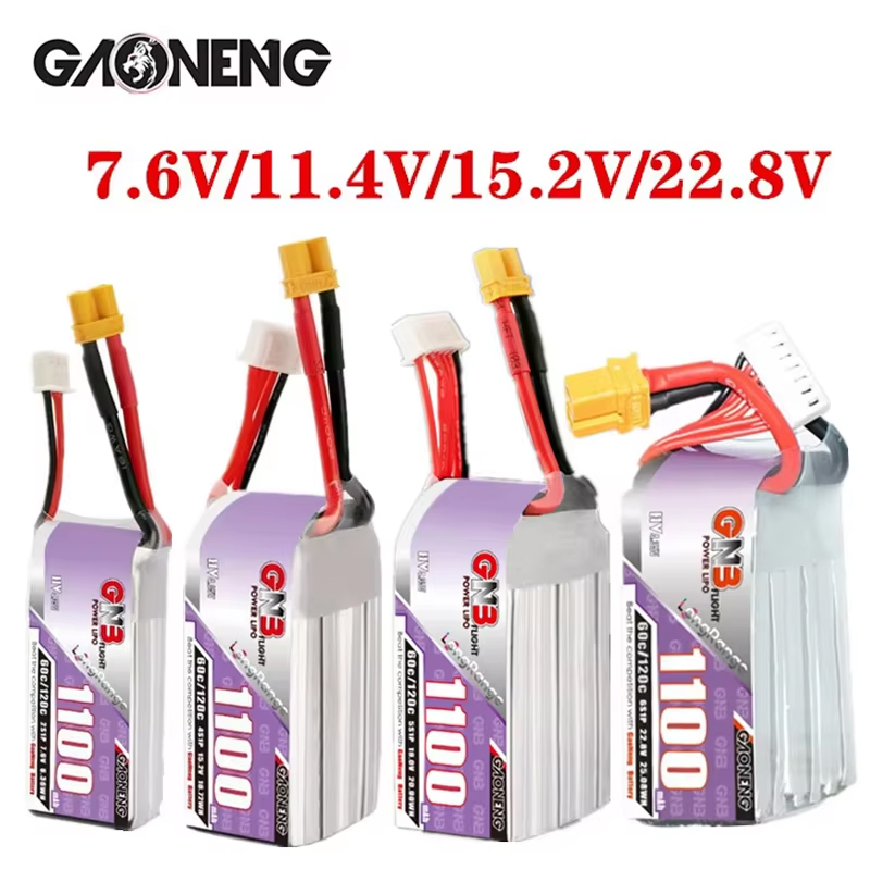 GNB 1100mAh 2S 3S 4S 6S 60C/12 - Drone Rc Race のレビューと価格