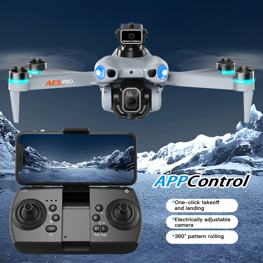 AE5 Pro ドローン 8K HD 4.5インチスクリーン - Drone Pro Rc Ufo のレビューと価格