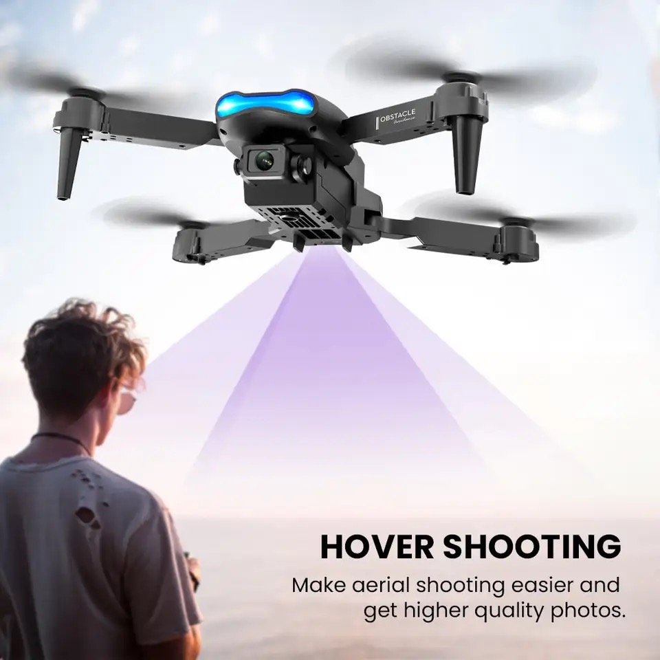 新しいミニドローン E99 4K WIFI HD カメラ F - Drone Pro Rc Ufo のレビューと価格