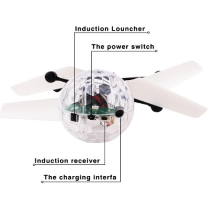 キッズミニドローン RC ヘリコプター航空機フライングボール - Drone Pro Rc Ufo のレビューと価格