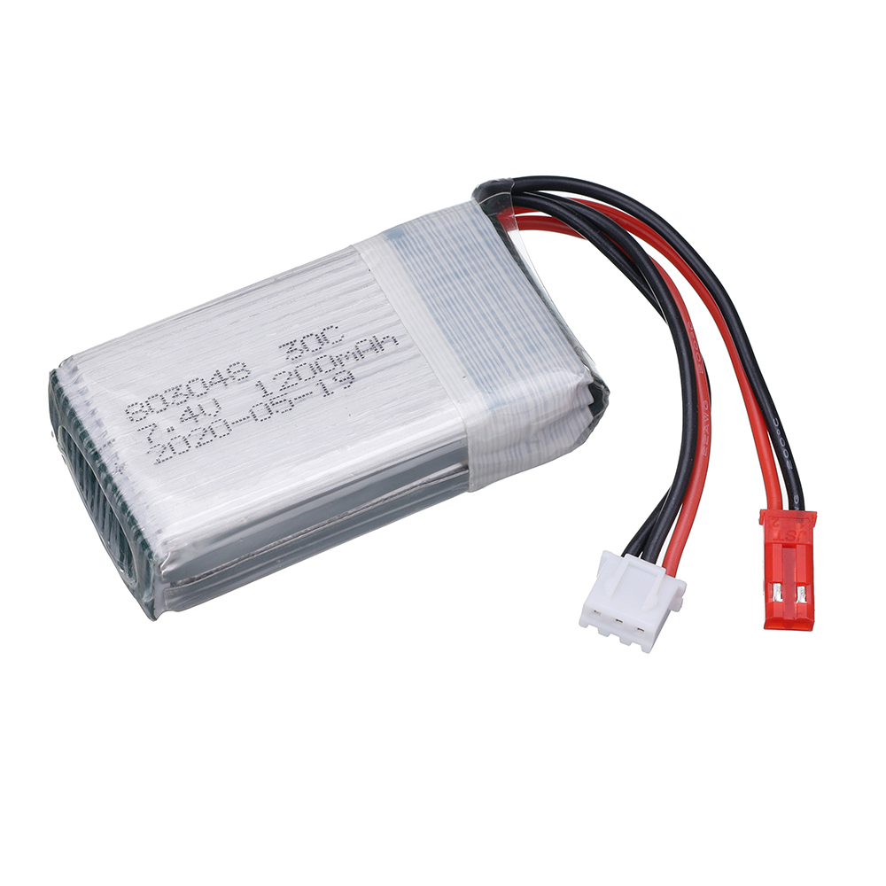 充電器付きドローンrcバッテリー,7.4v,1200mah, - Drone Mjx Rc のレビューと価格