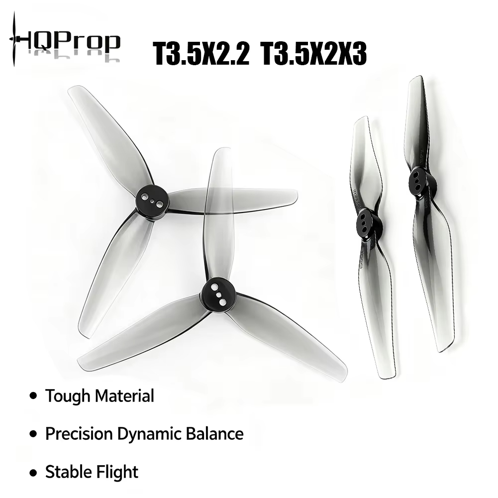 4ペア HQProp T3.5X2.5X3 / 3.5X2. - Drone Rc Race のレビューと価格