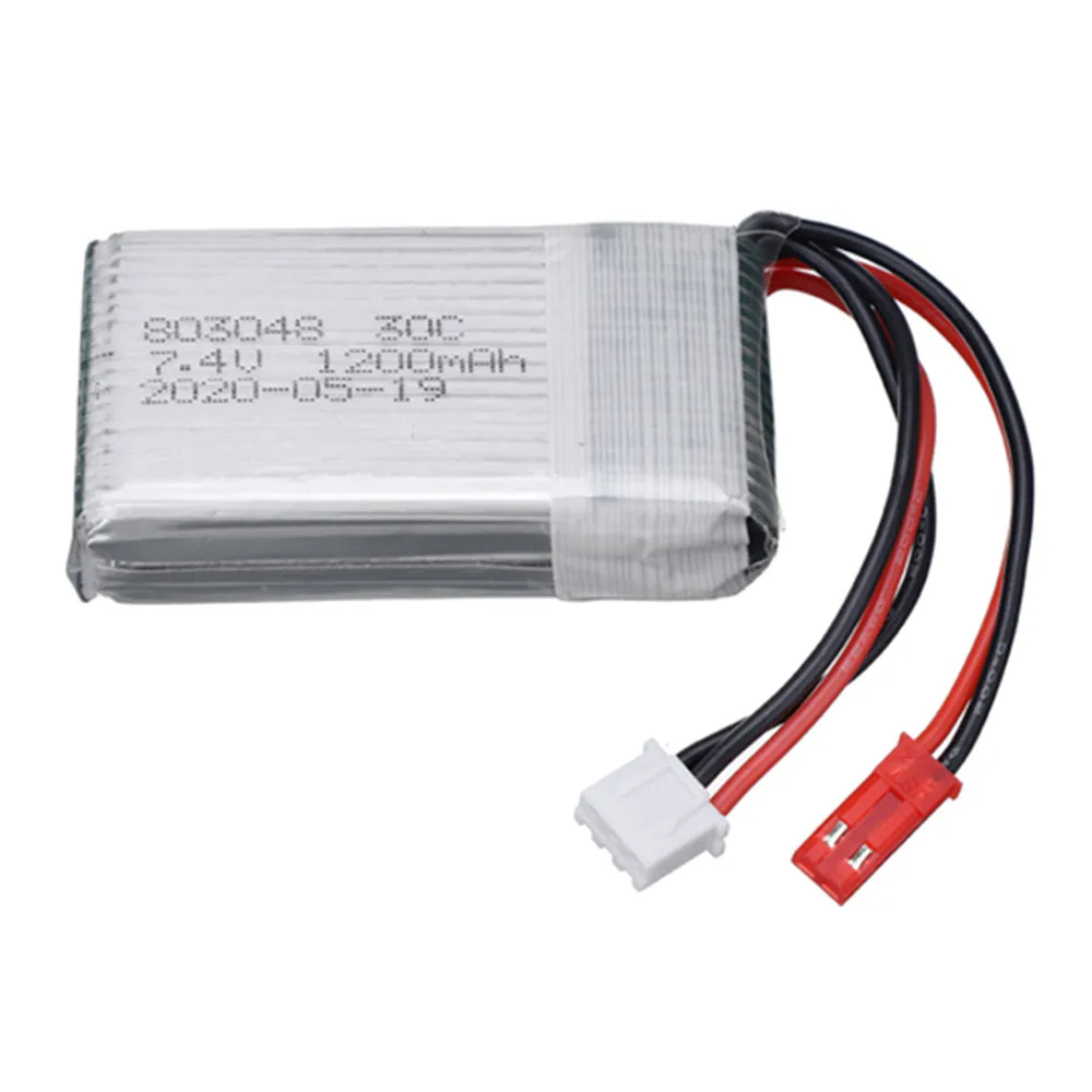 803048 リポバッテリー 7.4V 1200mAh 30 - Drone Mjx Rc のレビューと価格